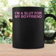 I'm Alut For My Boyfriend Y2k カップル 風刺殺 コーヒーマグ ギフトのアイデア