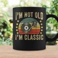 I'm Not Old I'm Classic ビニールレコード レトロ ビンテージ音楽 コーヒーマグ ギフトのアイデア
