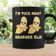 I'm This Many Bananas Old バナナ 2歳の誕生日 2歳 コーヒーマグ ギフトのアイデア