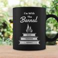 I'm With The Banned Read Banned Books Bookworm Graphic Print Coffee Mug Gifts ideas