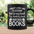 I'm Thinking About Writing Books Author Novelist Graphic Print Coffee Mug Gifts ideas I'm Thinking About Writing Books Author Novelist Graphic Print Coffee Mug Gifts ideas