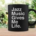 Jazz Music Gives Me Life Quote 長袖tシャツ コーヒーマグ ギフトのアイデア