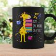Just One More Chapter Cute Giraffe Book Reading Nerd Graphic Print Coffee Mug Gifts ideas