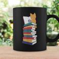 Kawaii Cat Books Tea Coffee Graphic Print Coffee Mug Gifts ideas