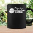 Legalize Bluegrass Banjo ビンテージヒッピーブルーグラス 音楽ファン コーヒーマグ ギフトのアイデア