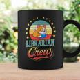 Librarian Crew Cute Library Dog Book Reading Men Women Graphic Print Coffee Mug Gifts ideas