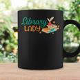 Library Carin Library Reader Book Worm Graphic Print Coffee Mug Gifts ideas