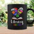 Library Squad School Librarian Bookworm Book Lover Teacher For Men Women Kids Graphic Print Coffee Mug Gifts ideas