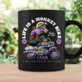 Life Is A Monkey Bike Fun ビンテージ バイカー プライドエディション コーヒーマグ ギフトのアイデア
