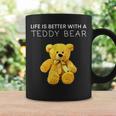 Life Is Better With A Teddy Bear All Life Matters テディベア コーヒーマグ ギフトのアイデア