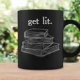 Get Lit Reading Book Nerd Literature English Teacher Graphic Print Coffee Mug Gifts ideas
