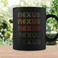 Love Heart Nexus グランジ ビンテージスタイル ブラック ネクサス コーヒーマグ ギフトのアイデア