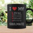I Love Myoulmate ソウルメイトが大好き ソウルメイトへの愛を込めて コーヒーマグ ギフトのアイデア
