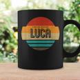 Luca 名称 レトロ・ヴィンテージ・サンセット 限定版 コーヒーマグ ギフトのアイデア
