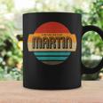 Martin 名称 レトロ・ヴィンテージ・サンセット 限定版 コーヒーマグ ギフトのアイデア
