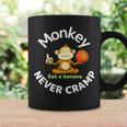 Monkey Never Cramp Eat A Banana Basketball コーヒーマグ ギフトのアイデア