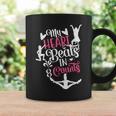 My Heart Beats 8カウント チアリーダー ダンサー チアリーディング コーヒーマグ ギフトのアイデア