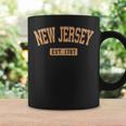 New Jersey Classic Buffintage Text Est1787 コーヒーマグ ギフトのアイデア