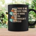 No Thing As Books You Shouldn't Read Banned Books Reader Graphic Print Coffee Mug Gifts ideas