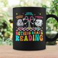 Nothing Beats Reading Cute Rock Paper Scissors Book Lover Graphic Print Coffee Mug Gifts ideas