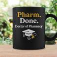 Pharm Done ドクターオブファーマシー 卒業式 コーヒーマグ ギフトのアイデア