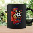 Pow Goal Comic Book Pop Art Brick Wall Smash Soccer Graphic Print Coffee Mug Gifts ideas