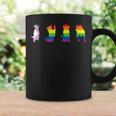Progress Pride Cute Dog Lgbt プログレス ゲイ ペット好き コーヒーマグ ギフトのアイデア