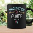 Promoted To Auntie 2026 First Time Aunt Est 2026 Aunty To Be コーヒーマグ ギフトのアイデア