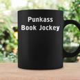 Punkass Book Jockey Bookworm Librarian Reader Tshirt Graphic Print Coffee Mug Gifts ideas