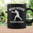 Read Books Throw Hooks Boxing Fighter Scholar Graphic Print Coffee Mug Gifts ideas