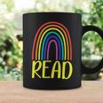 READ Rainbow Read Librarian Teacher Book Readers Reading Graphic Print Coffee Mug Gifts ideas