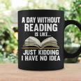 Reading Art For Men Women Reading Book Lover Bookworm Small Graphic Print Coffee Mug Gifts ideas