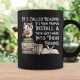 Reading Books Stimulates The Imagination Software For Brains Graphic Print Coffee Mug Gifts ideas