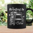 Reading Is Self Care Bookworm Teacher Kids Book Lovers Graphic Print Coffee Mug Gifts ideas
