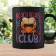 Retro Beach Reads Club Crab Summer Vacation Book Girl Hawaii Graphic Print Coffee Mug Gifts ideas