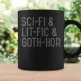 Science Fiction Literary Fiction Gothic Horror Book Readers Graphic Print Coffee Mug Gifts ideas