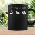 I Have Simple Needs Bunny Coffee Rabbit Books Graphic Print Coffee Mug Gifts ideas I Have Simple Needs Bunny Coffee Rabbit Books Graphic Print Coffee Mug Gifts ideas