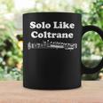 Solo Like Coltrane Music Notesaxophone Jazz コーヒーマグ ギフトのアイデア