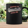 Someone In Connecticut Loves Me レトロ ステート ヴィンテージ 長袖tシャツ コーヒーマグ ギフトのアイデア