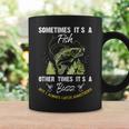 Sometimes Its A Fish Buzz Fishing Lover 漁師のギフト コーヒーマグ ギフトのアイデア