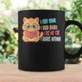 Stay Home Read Books Pet My Cat Regret Nothing Cats Book Graphic Print Coffee Mug Gifts ideas