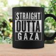 Straight Outta Gaza 反戦 Nakba 抗議 パレスチナ人ヒューマス コーヒーマグ ギフトのアイデア