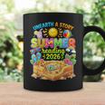Summer Reading 2026 Unearth a Story Book Reading Graphic Print Coffee Mug Gifts ideas