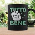 Tutto Bene イタリアの手のジェスチャー面白い引用イタリア 長袖tシャツ コーヒーマグ ギフトのアイデア