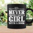 Never Underestimate a Girl With a Book Aesthetic Graphic Graphic Print Coffee Mug Gifts ideas Never Underestimate a Girl With a Book Aesthetic Graphic Graphic Print Coffee Mug Gifts ideas