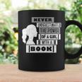 Never Underestimate Power Of Girl With Book Feminist Cute Graphic Print Coffee Mug Gifts ideas