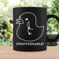 Ungovernable ラバーダックプリント コーヒーマグ ギフトのアイデア