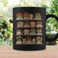 Whimsical Books And Blooms Graphic Print Coffee Mug Gifts ideas
