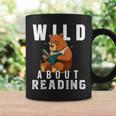 Wild About Reading Love Books Nerd Bookworm Librarian Graphic Print Coffee Mug Gifts ideas