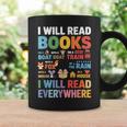 I Will Read Books On A Boat With a Goat On Train Book Lover Graphic Print Coffee Mug Gifts ideas